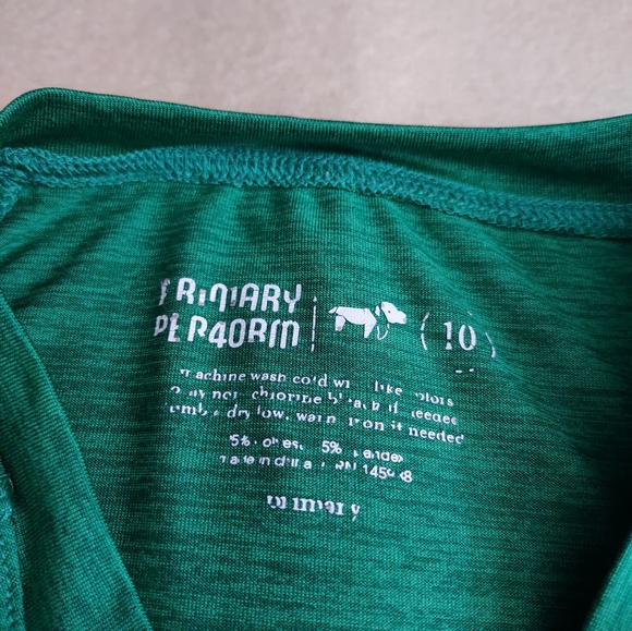 Primary 10 Grass Green Active Shirt - Picture 4 of 7